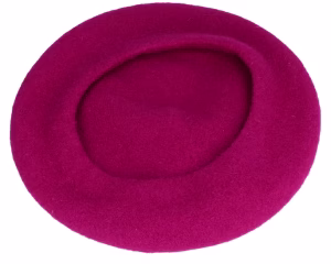 Wool Fashion Raspberry Beret