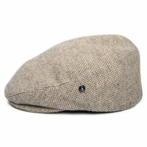 Merino Wool Flat Cap - Light Brown