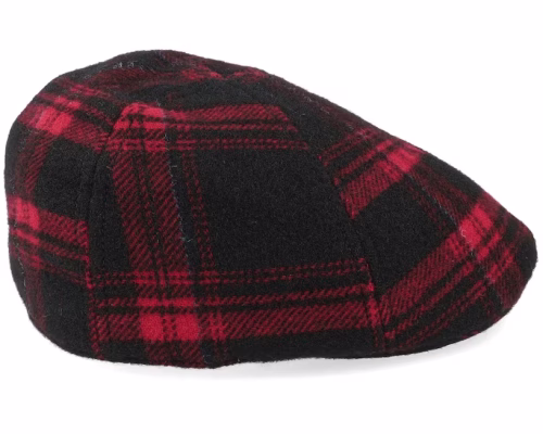 Texas Shadow Plaid Flat Cap