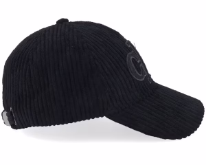 Felt Monogram Patch Cap Black Dad Cap