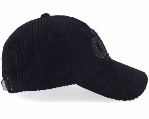 Felt Monogram Patch Cap Black Dad Cap