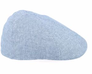 Texas Virgin Wool/Linen Soft Blue 5-Panel Flat Cap