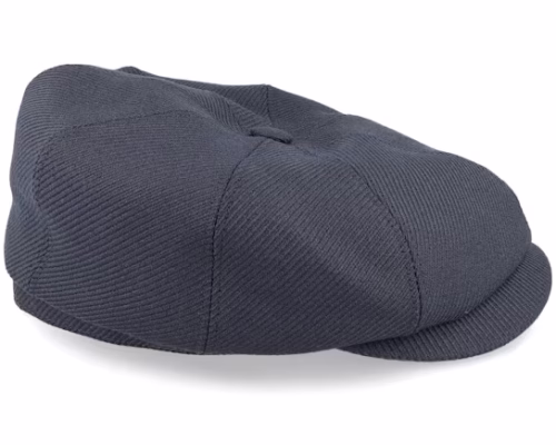 Hatteras Wool Twill Charcoal Newsboy Cap