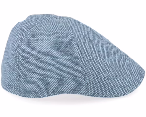 Texas Virgin WoolLinen Blue Flat Cap