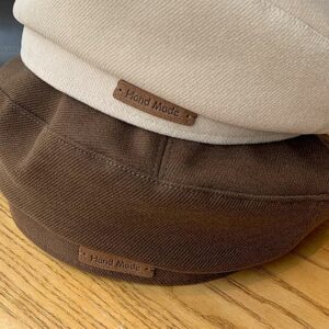 Artist Hat Solid Color French Beret for Men