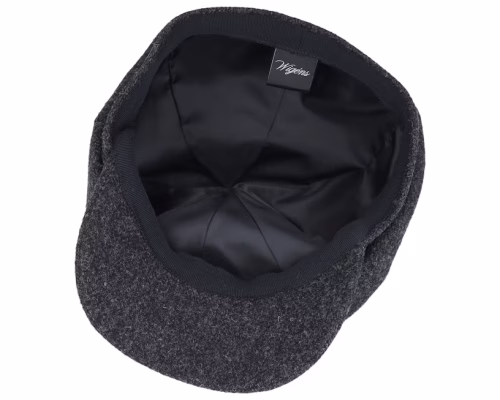 Classic Cap Dark Grey Melange Newsboy Cap