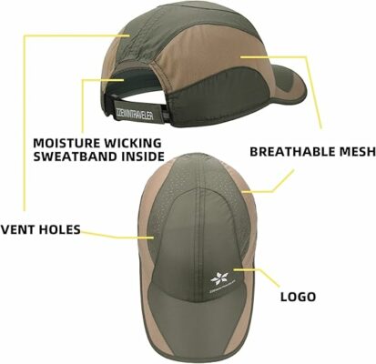 Mesh Golf Quick Dry Trucker Cap