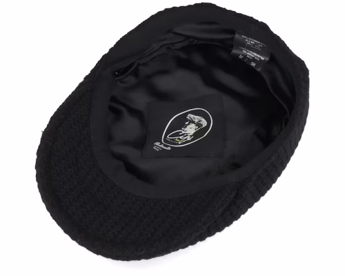 Black Sixpence Flat Cap