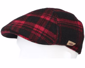 Texas Shadow Plaid Flat Cap