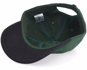 Stone Washed Dark GreenBlack Dad Cap