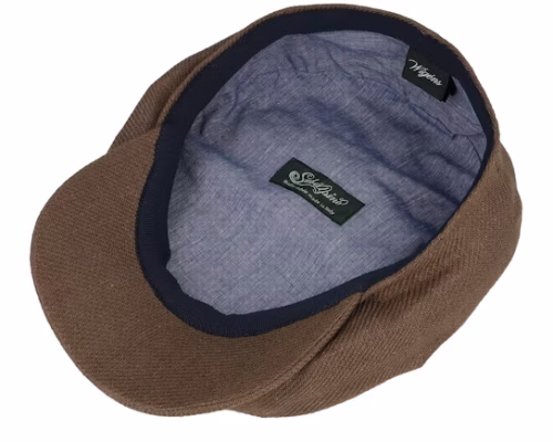 Retro Chocolate Newsboy Cap