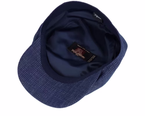 Slim Blue Newsboy Cap