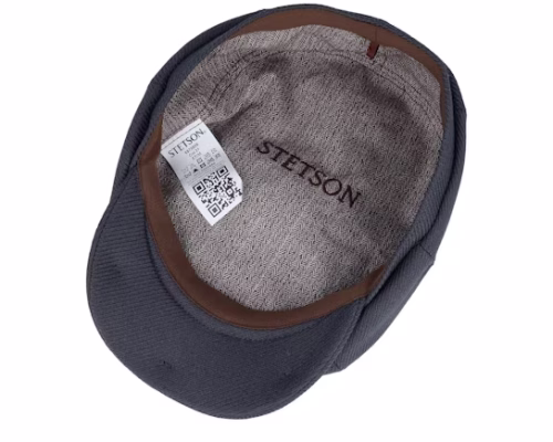 Hatteras Wool Twill Charcoal Newsboy Cap