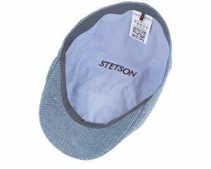 Texas Virgin WoolLinen Blue Flat Cap