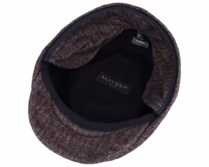 Sidney Plus Amaro Brown Flat Cap