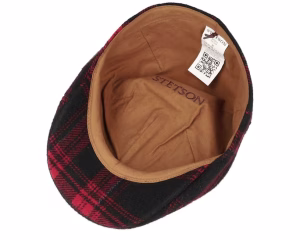Texas Shadow Plaid Flat Cap