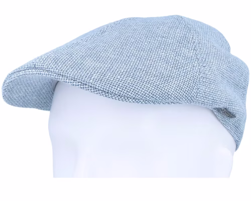 Texas Virgin Wool/Linen Soft Blue 5-Panel Flat Cap