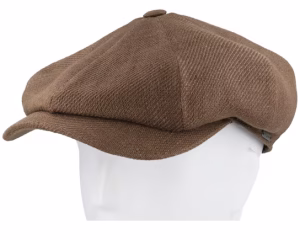 Retro Chocolate Newsboy Cap