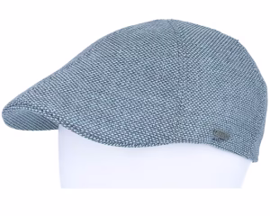 Texas Virgin WoolLinen Blue Flat Cap