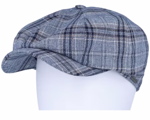 Classic Blue Newsboy Cap