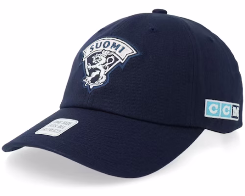 Finland Flag Team Trucker Navy Dad Cap