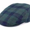 Frankie Soft Casual GreenBlue Flat Cap