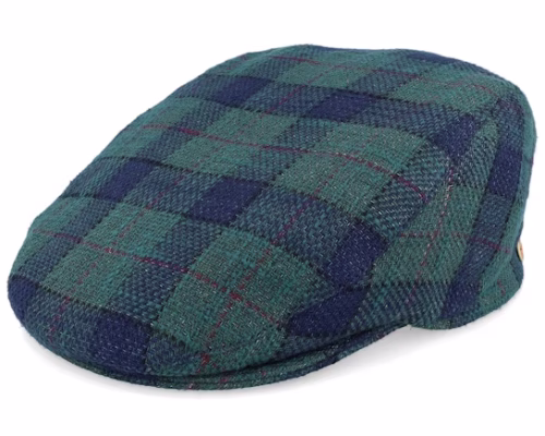 Frankie Soft Casual GreenBlue Flat Cap