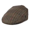 Wool-Cashmere Hampstead Flat Cap - Brown-Tan