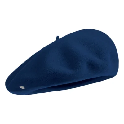 Merino Wool Beret - Midnight