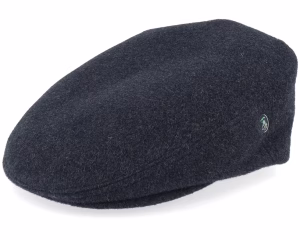 London Graphite Flat Cap