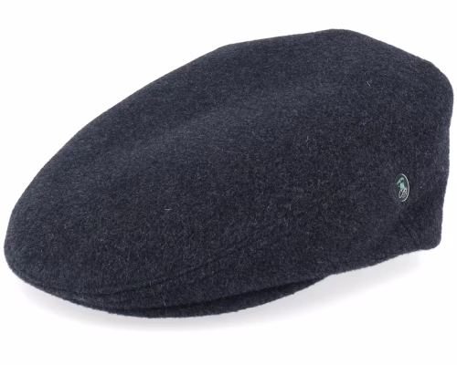 London Graphite Flat Cap