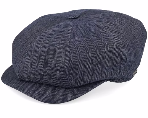 Retro Cap Indigo Newsboy Cap