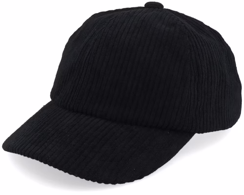 Corduroy Baseball Cap Black Dad Cap