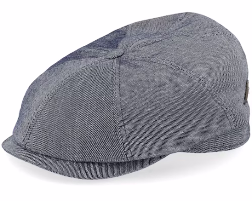 Peeky 51 Cotton Navy Flat Cap
