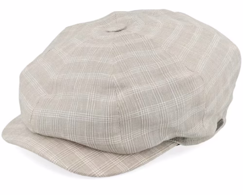 Retro Ecru Newsboy Cap