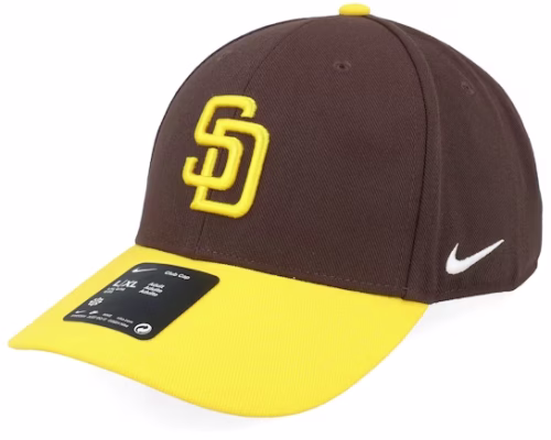 San Diego Padres Dri-fit Club Cinder/Amarillo Adjustable - Nike
