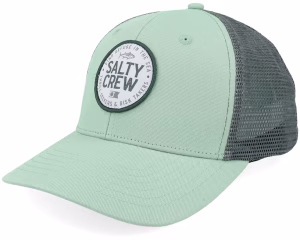 Legendary Retro Mackerel GreenCharcoal Trucker Cap