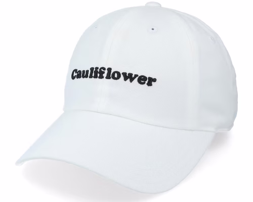Cauliflower Foodie Foodie Slouch Snow White Dad Cap