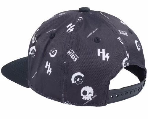 Monogram Black Baseball Cap