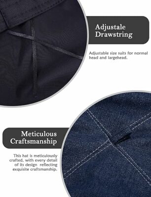 French Fashionable Denim Beret