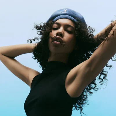 Bamboo Jax Beret - Denim Blue