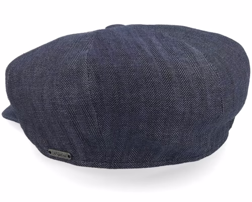 Retro Cap Indigo Newsboy Cap