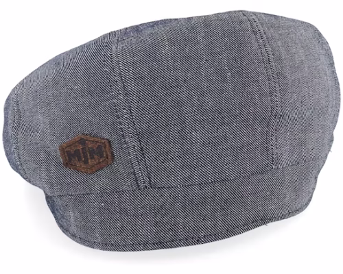 Peeky 51 Cotton Navy Flat Cap