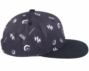 Monogram Black Baseball Cap
