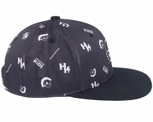 Monogram Black Baseball Cap
