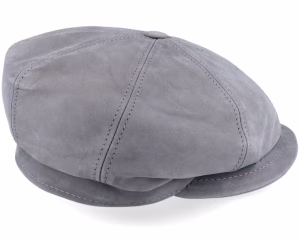 Artist Blue Line Nappa Wax Grey Newsboy Cap