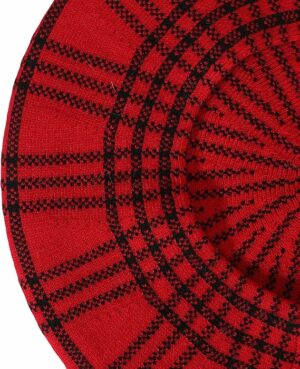 Reversible Knitted Warm Beret Hat