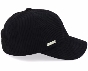 Corduroy Baseball Cap Black Dad Cap
