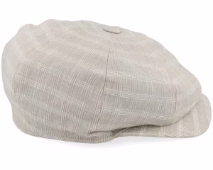 Retro Ecru Newsboy Cap