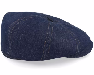 Hatteras Denim Sustainable Dark Denim Newsboy Cap